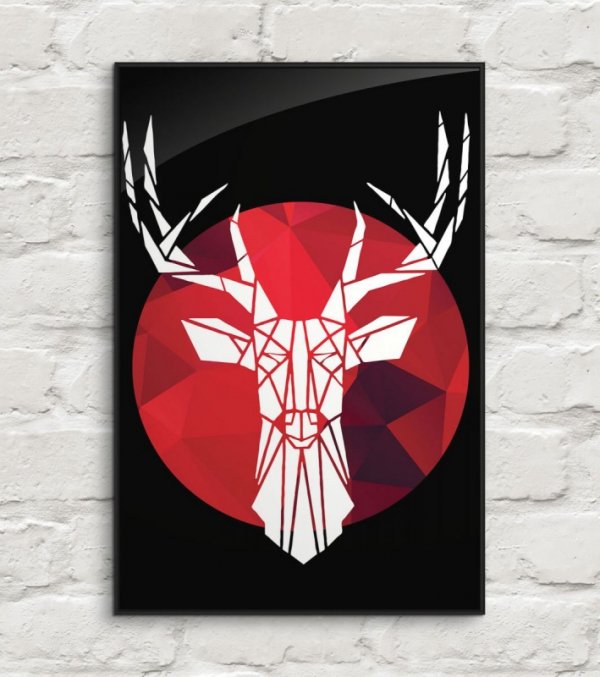 Deer - plakat na ścianę