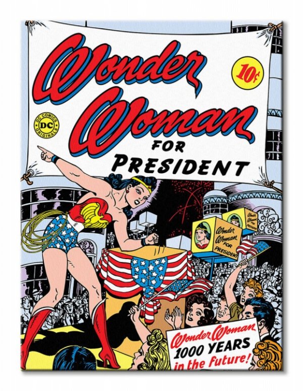 Wonder Woman (For President)  - obraz na płótnie
