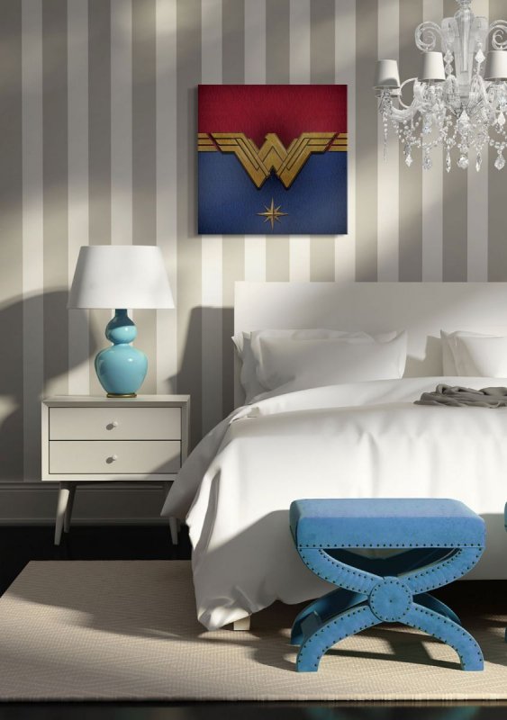 Wonder Woman Emblem - obraz na płótnie