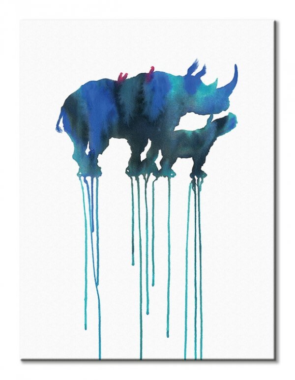 Rhinoceros - obraz na płótnie