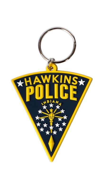 Stranger Things Hawkins Police - brelok