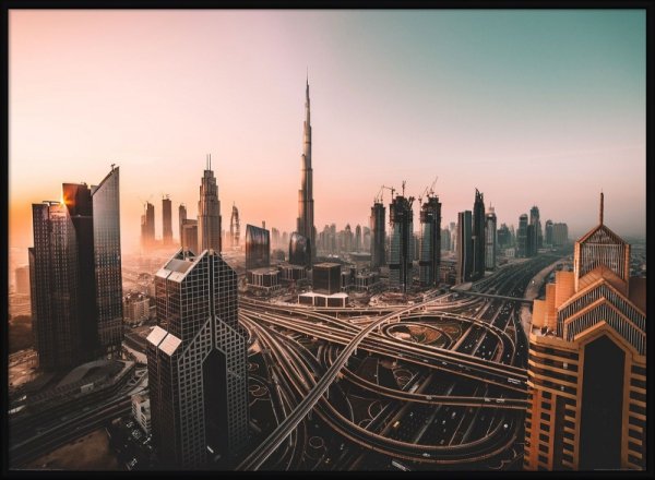 Plakat - Dubai Wschód - Sunrise - plakat