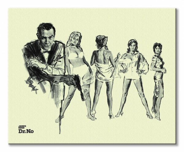 James Bond Doktor No - obraz na płótnie