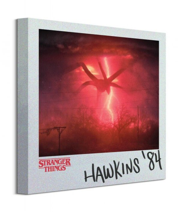 Stranger Things Hawkins 84 - obraz na płótnie
