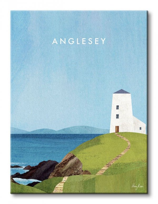 Anglesey, Twr Mawr Lighthouse - obraz na płótnie