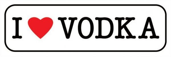 I Love Vodka - plakat