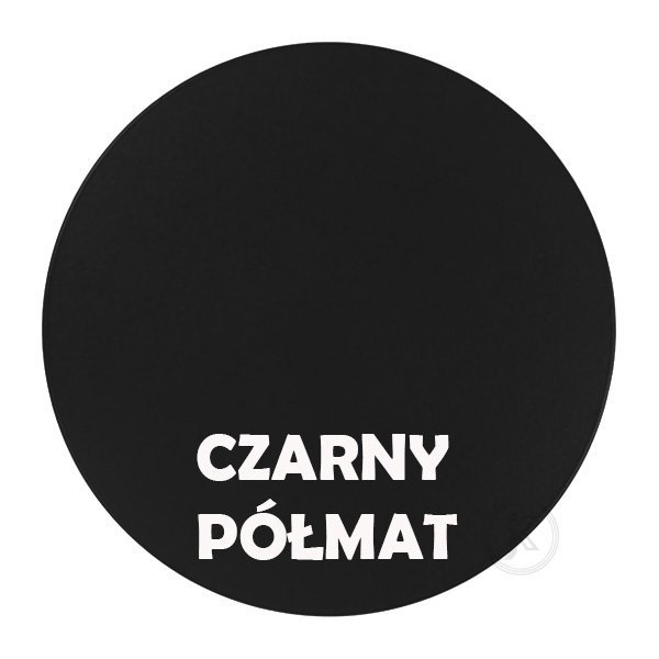 Czarny półmat - kolorystyka metalu - Kwietnik metalowy - Sklep Decoart24.pl