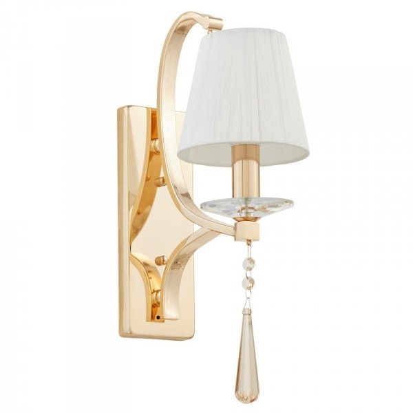 Lampa ścienna - Kryształowy Kinkiet Złoty - Venisia W1 - lampy dekoracyjne - decoart24.pl