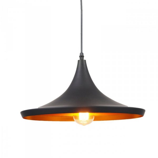 Lampa wisząca - Czarna industrialna - Loft Foggi 12C - nowoczesne lampy - decoart24.pl