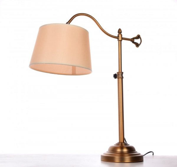 Lampa biurkowa - Mosiężna Sarini - lampy dekoracyjne - decoart24.pl