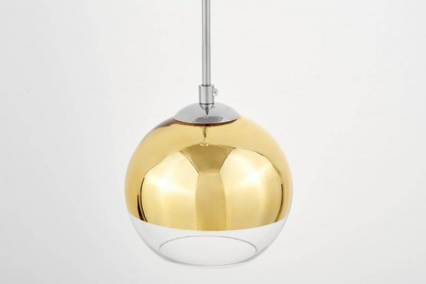 Lampa wisząca - Nowoczesna Złota Loft - Veroni D15 - oświetlenie dekoracyjne - decoart24.pl