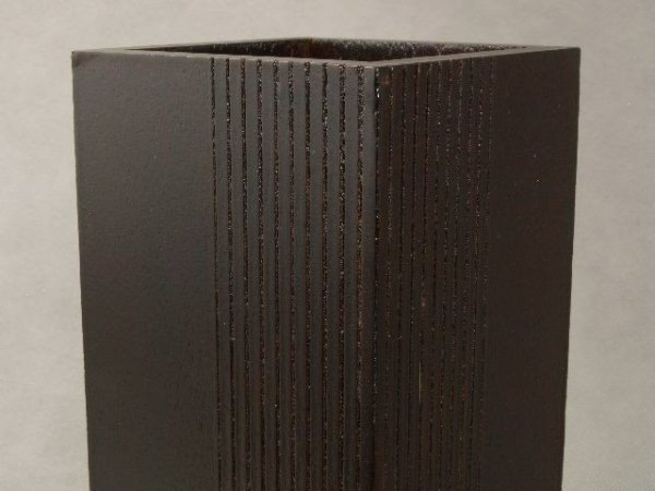 Wazon drewniany 10x10x35,5cm