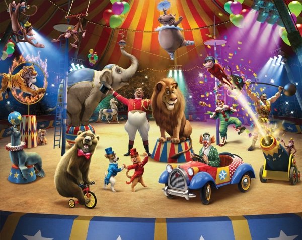 Fototapeta dla Dzieci - The Circus - 3D - 244x305cm