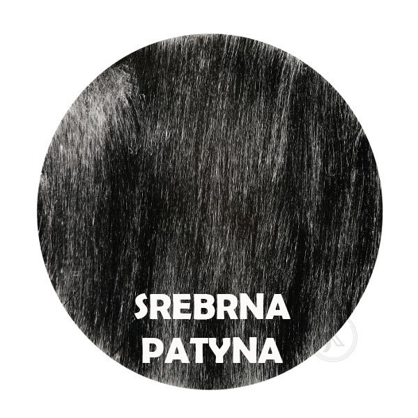 Srebrna patyna - kolorystyka metalu - Kwietnik metalowy - Okno - DecoArt24.pl