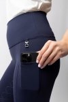 HORZE GILLIAN Bryczesy/legginsy wyszczuplające damskie z wysokim stanem i  pełnym lejem silikonowym