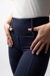 HORZE MIRA Bryczesy/legginsy damskie z wysokim stanem i  pełnym lejem silikonowym