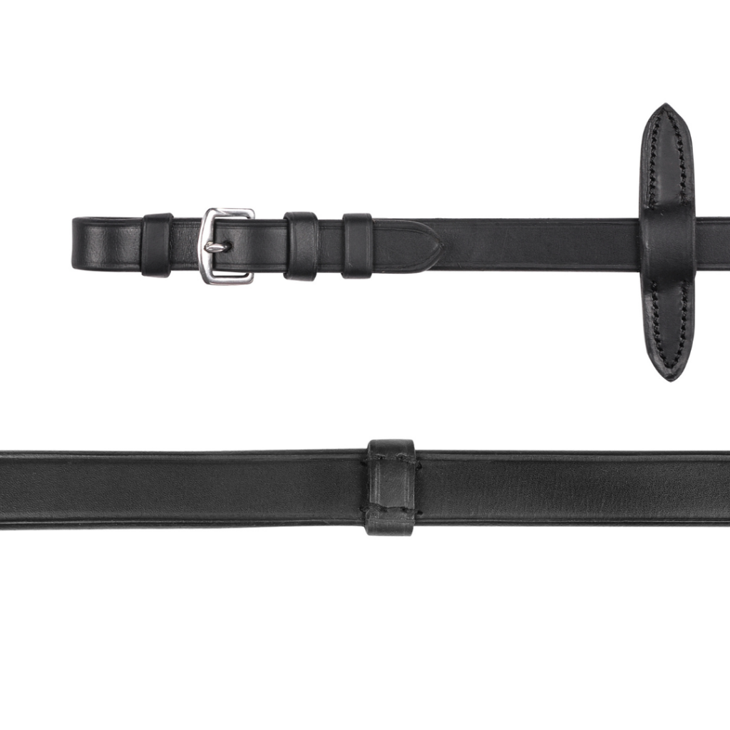 Cinturini Per Bretelle Waldhausen - Nero, 140 Cm, In Pelle Resistente - Foto 2