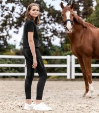 ELT ELLA GLAM Legginsy jeździeckie damskie z silikonowym lejem DZIECIĘCE