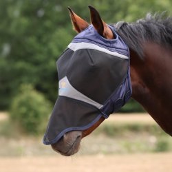 SHIRES EQUESTRIAN PRO FINE MESH Maska przeciw owadom dla konia