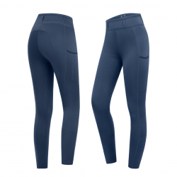 ELT ELLA GLAM Legginsy jeździeckie damskie z silikonowym lejem DZIECIĘCE