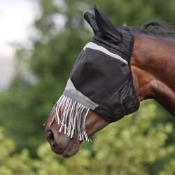 SHIRES EQUESTRIAN PRO FINE MESH Maska przeciw owadom dla konia