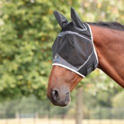 SHIRES EQUESTRIAN PRO AIR MOTION Maska przeciw owadom dla konia