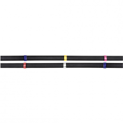 WALDHAUSEN X-LINE COLOURED Wodze gumowo-parciane z kolorowymi stoperami