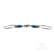 FAGER JULIA SWEET IRON LOOSE RINGS Wędzidło anatomiczne podwójnie łamane