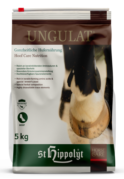 ST. HIPPOLYT UNGULAT Dla koni o słabych kopytach, wolnym wzroście, pękających 5kg