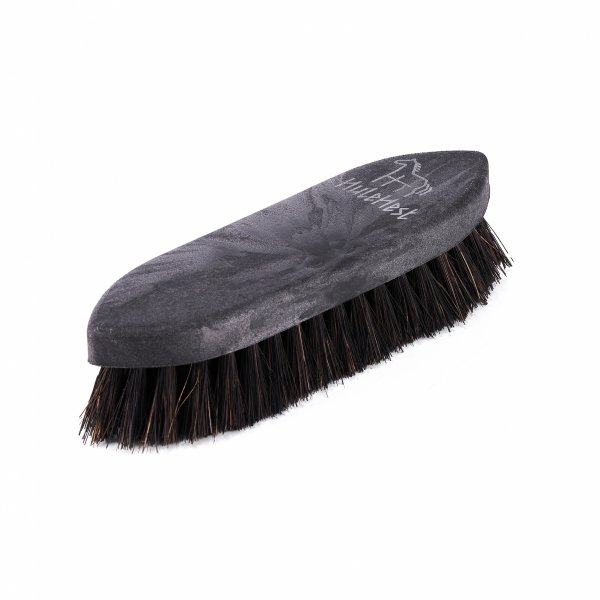 HuleHest BLACK COCOSHINE Szczotka do czyszczenia konia z krótkim włosiem z włókna kokosowego
