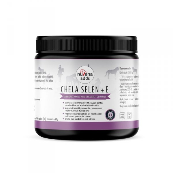 NUVENA CHELA SELEN + E Selen z witaminą E dla konia 250g
