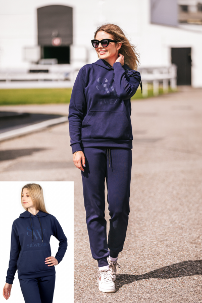 SILWEAR Bluza dresowa kangurka damska