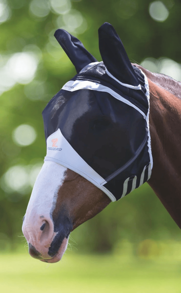 SHIRES EQUESTRIAN PRO FINE MESH Maska przeciw owadom dla konia