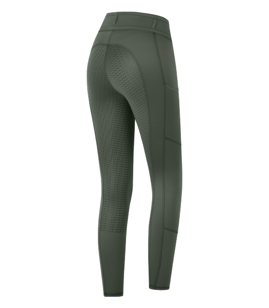 ELT THERMO ELLA Ocieplane Bryczesy/Legginsy  jeździeckie zimowe z lejem silikonowym DZIECIĘCE