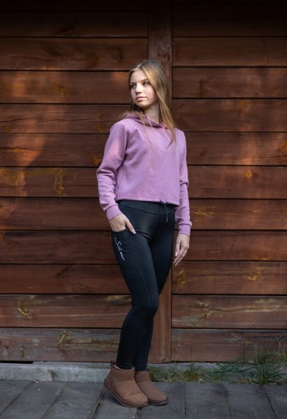 SILWEAR WINTER Legginsy jeździeckie z wysokim stanem i pełnym lejem silikonowym ZIMOWE