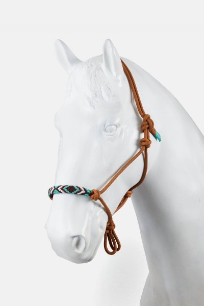 HORZE Kantar sznurkowy / halter z koralikami