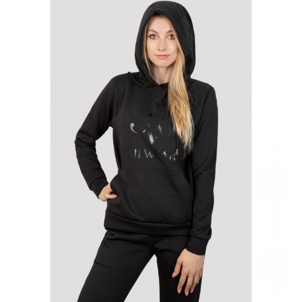SILWEAR Bluza dresowa kangurka damska