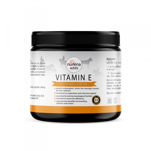 NUVENA VITAMIN E Witamina E - silny przeciwutleniacz dla koni 330g