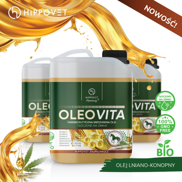 HIPPOVET PHARMACY OLEOVITA Farmaceutyczna mieszanina olei 5L