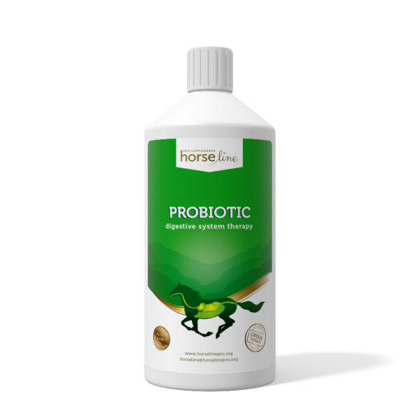 HorseLinePRO PROBIOTIC DIGESTIVE THERAPY Probiotyk normalizujący florę bakteryjną układu pokarmowego koni 1000ml