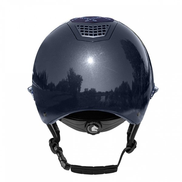 FAIR PLAY QUANTINUM WV SPOTLIGHT SHINY SILVER Kask jeździecki SZEROKI DASZEK