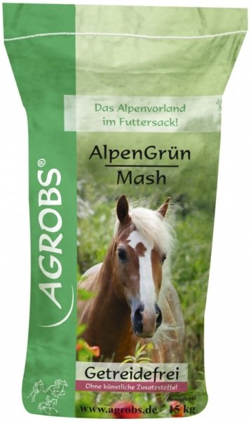 AGROBS ALPEN GRUN MASH Bezzbożowy mesz z dodatkiem prebiotycznego włókna Prenatura 15kg