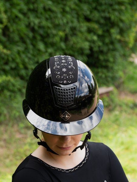 FAIR PLAY QUANTINUM WV CHIC SHINY Kask jeździecki SZEROKI DASZEK rozmiar L