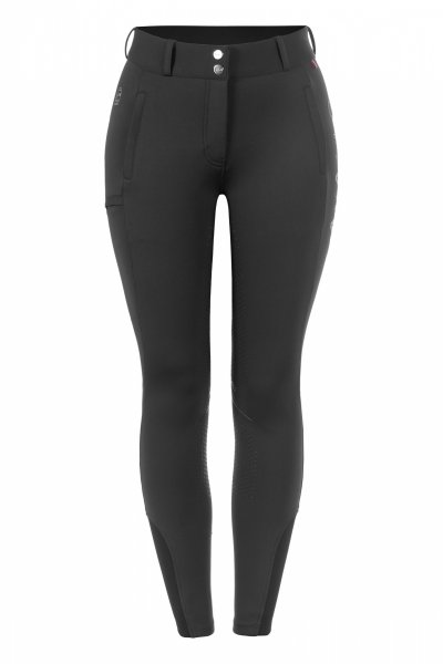 CAVALLO CAVALCALINE Bryczesy jeździeckie z wysokim stanem i pełnym lejem silikonowym