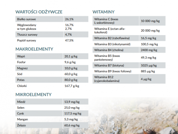 YARROWIA EQUINOX ELECTROLYTE Elektrolity dla koni 0,9kg