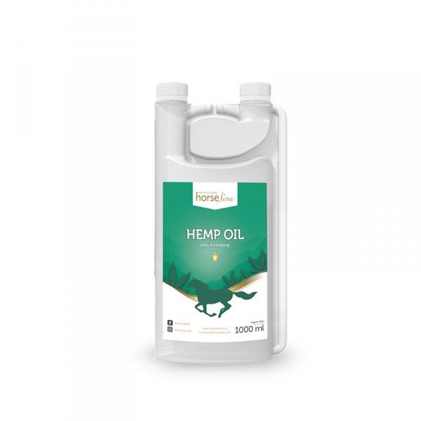 .HorseLinePRO Hemp Oil Olej lniano-konopny 1L
