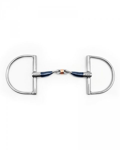 FAGER MATTIAS SWEET IRON D RINGS Wędzidło anatomiczne podwójnie łamane