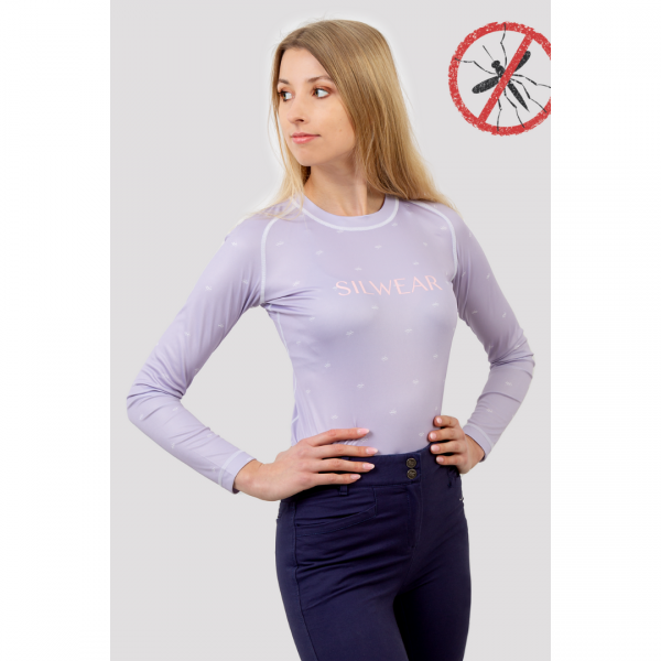SILWEAR ANTY INSECT+UPF Koszulka jeździecka z długim rękawem, ochroną przed owadami i UPF