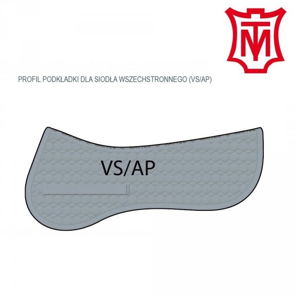 MATTES CORRECTION SYSTEM Podkładka Korygująca pod siodło z futrem z owczej wełny PONY GRAPHITE