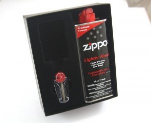 Pudełko Upominkowe Benzyna kamienie Zippo Classic